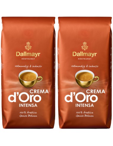 Zestaw Crema d'Oro Intensa kawa ziarnista 2 x 1kg Dallmayr  4008167042709