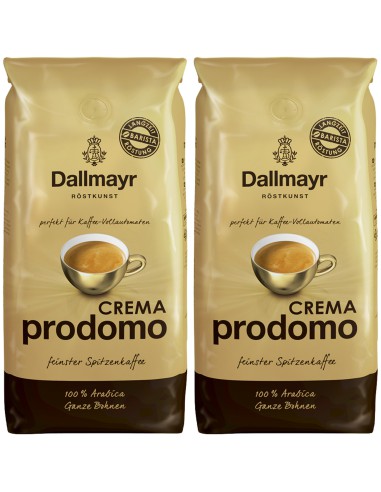 Kawa Crema Prodomo ziarnista Zestaw 2 x 1kg Dallmayr 4008167055105