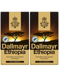Kawa mielona Ethiopia Zestaw 2 x 500g Dallmayr 4008167504009 2