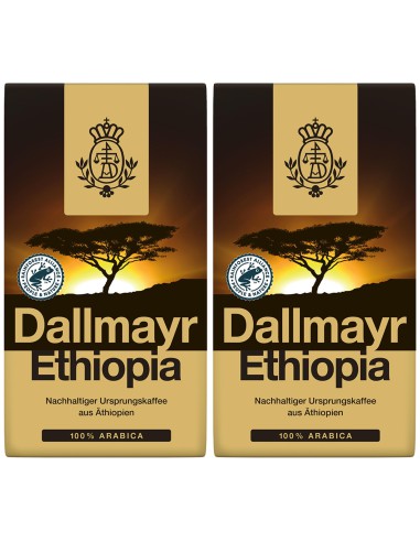 Kawa mielona Ethiopia Zestaw 2 x 500g Dallmayr 4008167504009