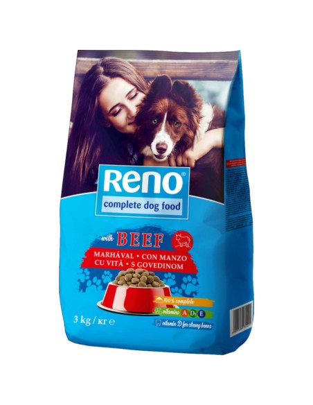 Sucha karma dla psa z wołowiną i drobiem Reno 2x3kg 5999508134421 2