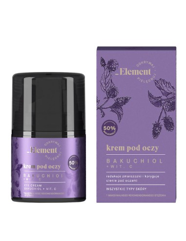Krem pod oczy z bakuchiolem cera dojrzała Element 5907618132572 2