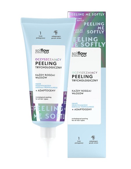 Peeling trychologiczny do skóry głowy so!flow 100ml - Wcierki, peelingi do skóry głowy Peeling trychologiczny do skóry głowy so!flow 100ml 5907618132930 5