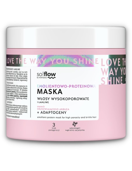 Maska do wysokoporowatych włosów so!flow 400ml 5907618133753 3