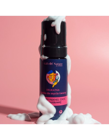 Pianka do mycia twarzy cera naczynkowa 170 ml Gift of Nature - Oczyszczenie i demakijaż Pianka do mycia twarzy cera naczynkowa 170 ml Gift of Nature 5907618130523 5
