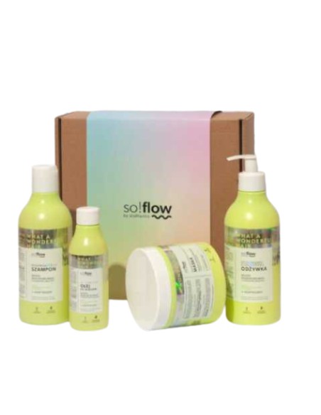 Zestaw do włosów niskoporowatych na prezent so!flow 5907618135955