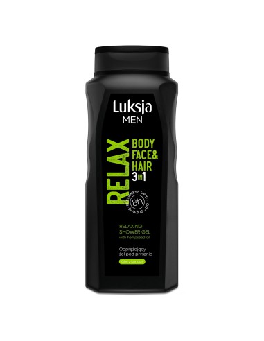 Żele dla mężczyzn pod prysznic mix Zestaw 2x500ml Luksja Care Pro MEN Active 5900536349022 3