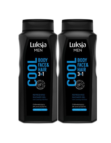 Żel do mycia mix Zestaw 5x500ml Luksja Care Pro MEN 5900536349022 4