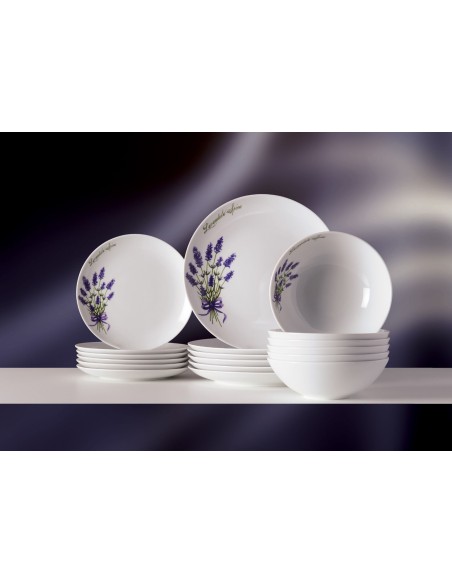 Wspaniały serwis obiadowo-kawowy dla 6 osób 32 elementy Lubiana Lawenda 5900245214345 17