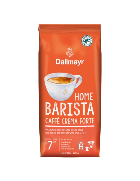 Home Barista Caffe Crema Dolce ziarnista 1kg Dallmayr 4008167040002