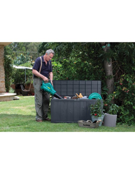 Ogrodowa skrzynia Keter Sherwood 270l grafitowa 7290106923867 4