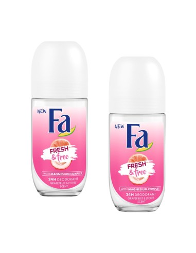 Fresh&Free antyperspirant zestaw 2x 50ml kulka Fa 3838824413594 3