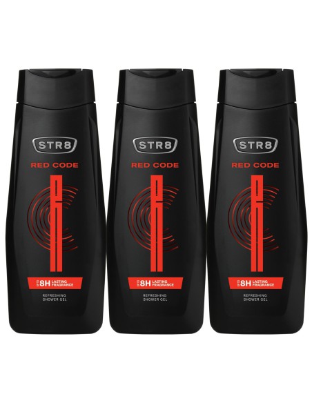 Komplet czterech 3 x 400ml STR8 Red Code 5201314149910 5