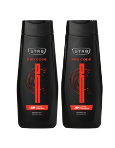 Żele pod prysznic dla mężczyzn 2 x 400ml STR8 Red Code 5201314149910 2