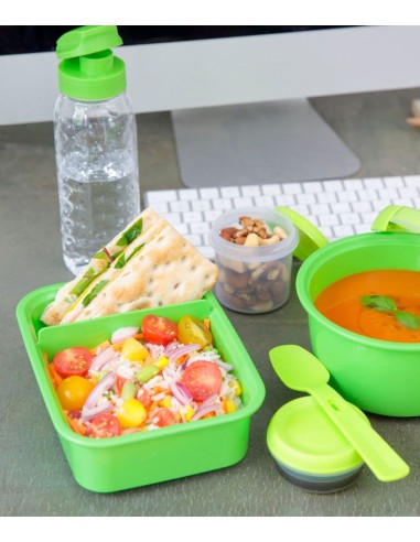 Pojemnik na żywność Lunchbox dzielony 0,6+0,3l Curver Dual 3253920925008 4