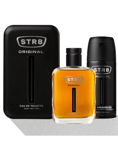 Zestaw dla mężczyzn: Woda toaletowa + Dezodorant w sprayu STR8 Original 5201314153528 9
