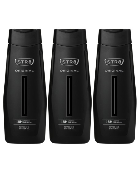 Zapas pod prysznic dla mężczyzn: Żel pod prysznic dla mężczyzn 3 x 400ml STR8 Original 5201314149897 11