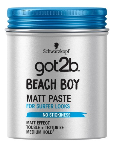 Matująca pasta do włosów 100ml got2b Beach Boy Surfer Look 9000100417839 2