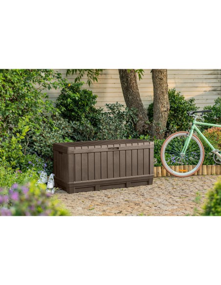 Brązowa skrzynia ogrodowa 350l Keter Kentwood 7290112634504 2
