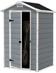 Domek narzędziowy do ogrodu szary Keter Manor 4x3 7290103659028