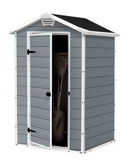 Domek narzędziowy do ogrodu szary Keter Manor 4x3 7290103659028 13
