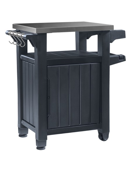 Ogrodowy barek stolik szafka do grilla 105l Keter Unity 7290106931343 5