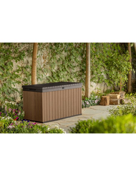 Brązowa skrzynia ogrodowa 570l Keter Darwin Box 7290112636218 3
