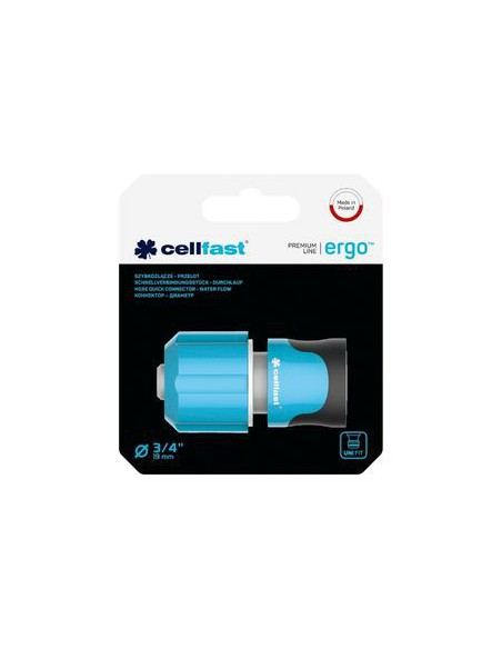 Szybkozłącze - przelot ERGO 3/4" Cellfast 5901828859847