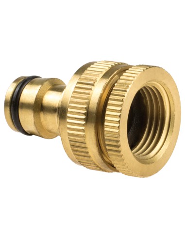 Uniwersalne przyłącze z gwintem wewnętrznym 1/2" - 3/4" BRASS Cellfast 5907553509262 2