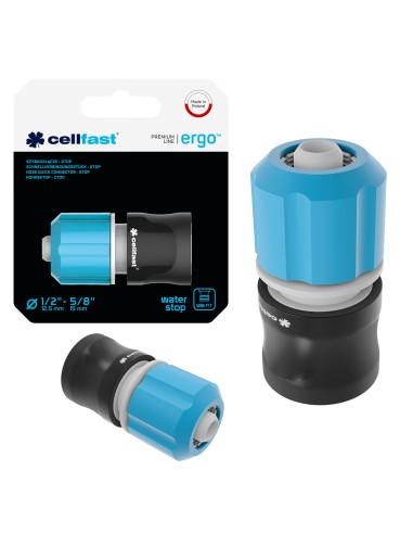 Szybkozłącze - stop ERGO 1/2"-5/8" Cellfast 5901828859816