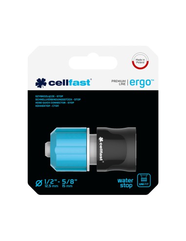 Szybkozłącze - stop ERGO 1/2"-5/8" Cellfast 5901828859816 3