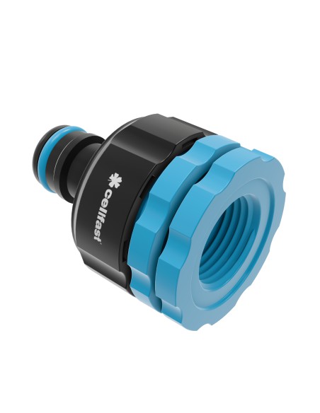 Kątowe przyłącze uniwersalne z gwintem wewnętrznym ERGO Cellfast 1/2-3/4-1" 5901828859878 2