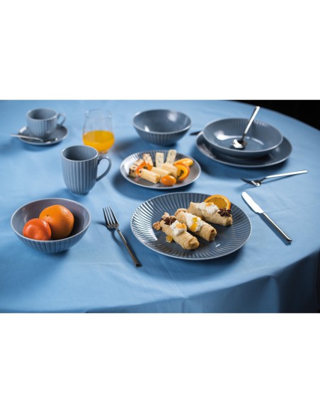 Komplet talerzy obiadowych dla 6 osób 18 elementów Lubiana Daisy Cloud 5900245761337 5