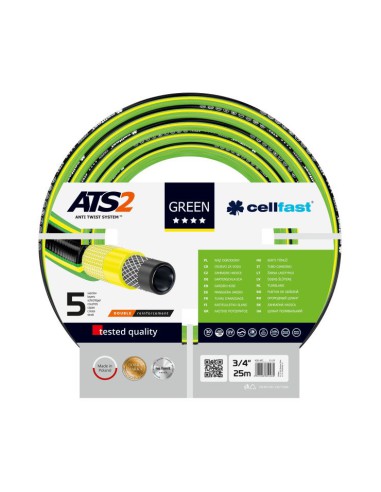 Wąż ogrodowy 3/4" 25m Cellfast Green 5901828852480 29