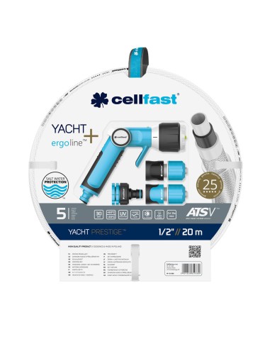 Zestaw zraszający Wąż 1/2" 20m + końcówki Cellfast 5901828859380 64