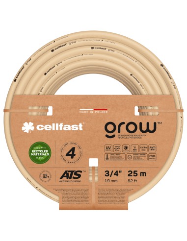 Wąż ogrodowy 4-warstwowy Cellfast GROW 3/4" 25 mb 5901828854743 2