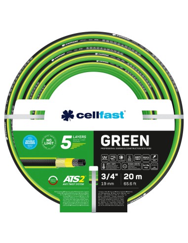 5 warstwowy wąż ogrodowy Cellfast GREEN ATS2 TM 3/4" 20 mb 5907512607398