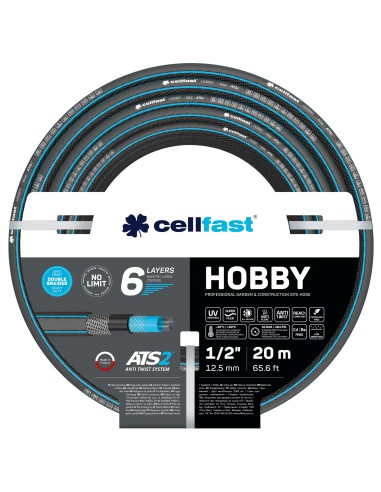 Wąż ogrodowy 6 warstwowy Cellfast HOBBY ATS2 TM 1/2" 20 mb 5907512607404 2