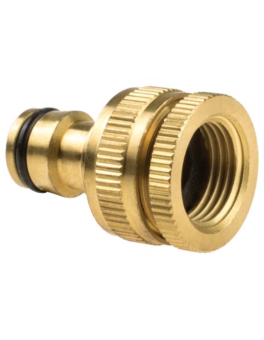 Uniwersalne przyłącze z gwintem wewnętrznym 1/2" - 3/4" BRASS Cellfast 5907553509262 5