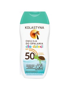 Delikatna emulsja dla dzieci do opalania Kolastyna SPF 50 150 ml 5900536341248