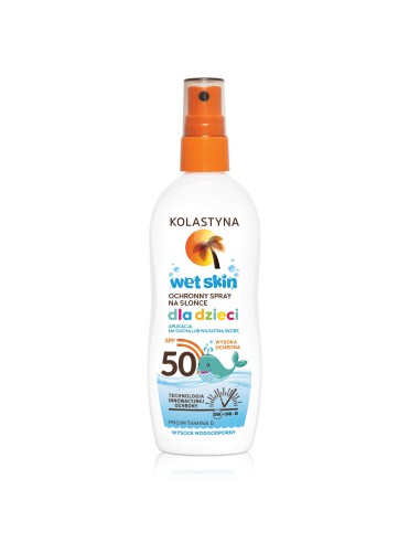 Spray SPF50 dla dzieci Kolastyna 150ml - Kremy, olejki i mleczka na słońce