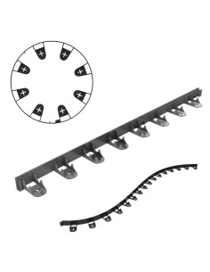 Czarne obrzeże ogrodowe Cellfast UNIBORD 5907553506162