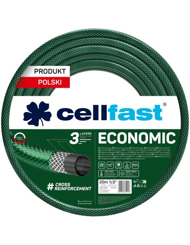 Wąż ogrodowy 3-warstwowy Cellfast ECONOMIC 1/2" 20 mb 5901828850028 34