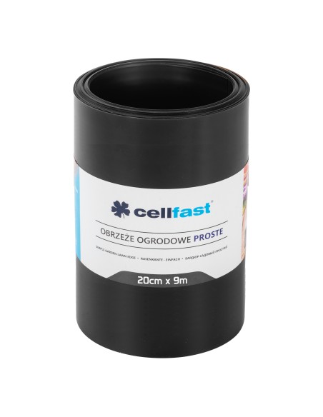Czarne obrzeże ogrodowe proste Cellfast 20 cm x 9,0 m 5907553505530 4