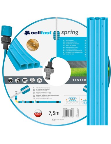 Wąż zraszający Cellfast SPRING 1/2" 7,5 mb 5901828855467 5