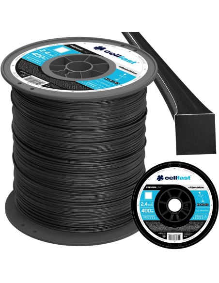 Żyłka na szpuli Premium 3,0 mm 300 mb kwadrat Cellfast 5907512607572 7