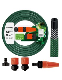 Wąż ogrodowy 3/4" 20m + zraszacz + końcówki Cellfast Economic 5901828850264