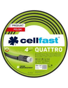4-warstwowy wąż ogrodowy Cellfast Quattro 1/2" 25m 5907512603505