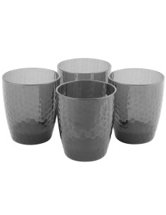 Elegancki zestaw 4 szklanek w kolorze szarym Cambridge 5054061137972 2