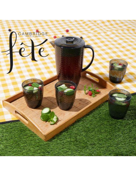 Elegancki zestaw 4 szklanek w kolorze szarym Cambridge - Szklanki Elegancki zestaw 4 szklanek w kolorze szarym Cambridge 5054061137972 2